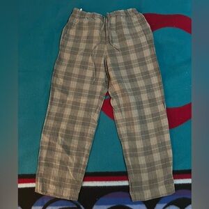 the group by babaton plaid straight leg pants